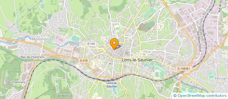 localisation de l'entreprise LOISIRS PLUS à LONS-LE-SAUNIER