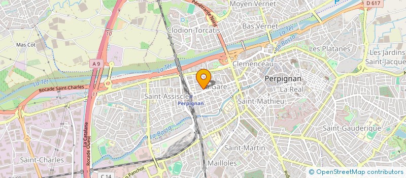 localisation de l'entreprise LOISIRS POPULAIRES DE ST JOSEPH  PERPIGNAN