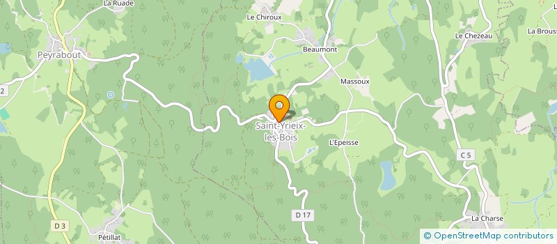 localisation de l'entreprise LOISIRS POUR TOUS à SAINT-MARTIAL-LE-MONT