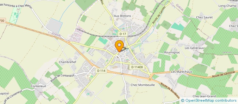 localisation de l'entreprise LOISIRS POUR TOUS  MORTAGNE-SUR-GIRONDE