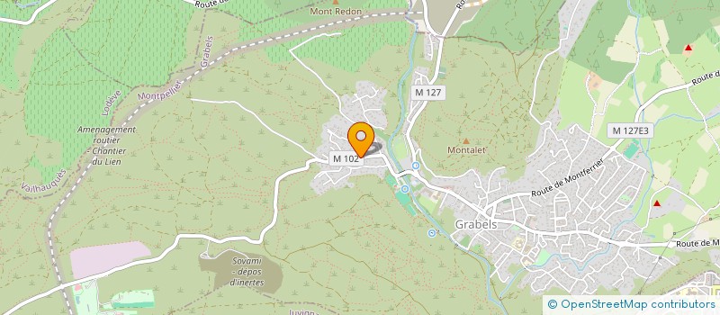 localisation de l'entreprise LOISIRS POUR TOUS  GRABELS