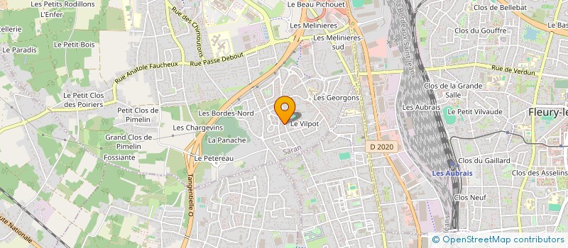 localisation de l'entreprise LOISIRS & PRIVILEGES  SARAN