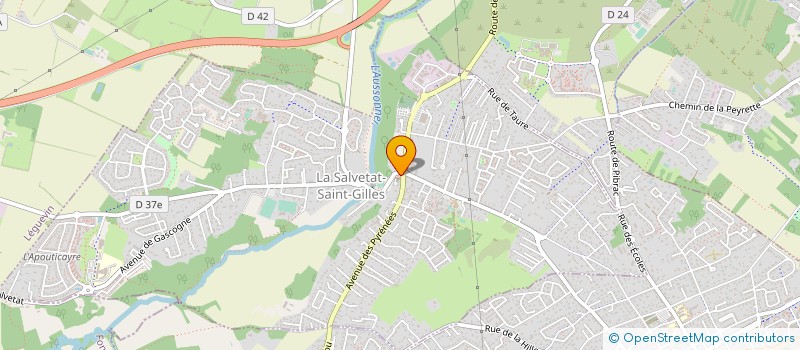 localisation de l'entreprise LOISIRS RENCONTRES REFLEXIONS  LA SALVETAT-SAINT-GILLES