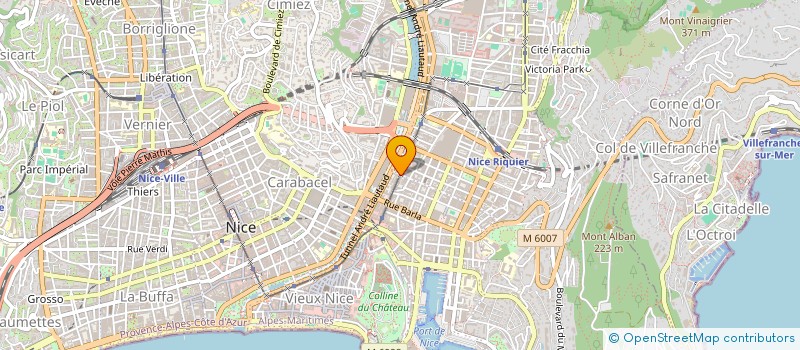 localisation de l'entreprise LOISIRS SEJOURS COTE D AZUR à NICE