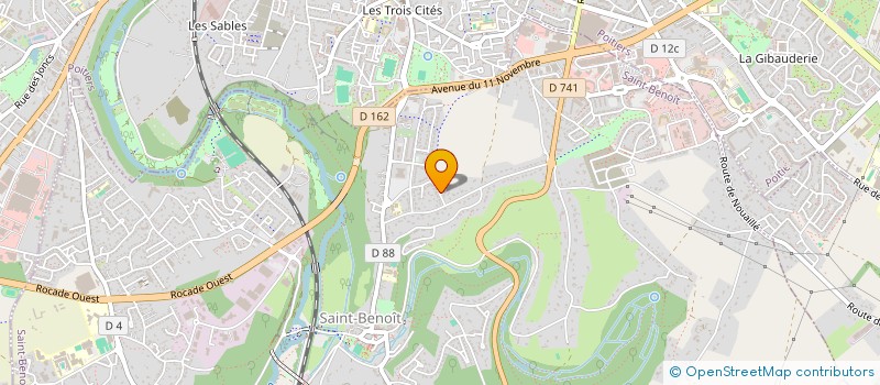 localisation de l'entreprise LOISIRS SELF DEFENSE KARATE ST BENOIT  SAINT-BENOIT