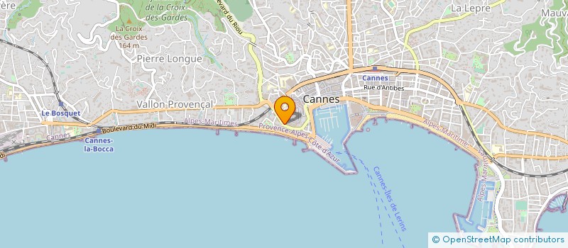localisation de l'entreprise LOISIRS SERVICES à CANNES