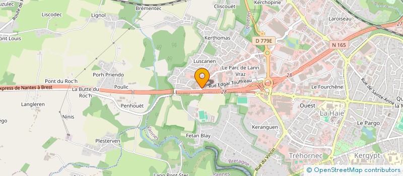 localisation de l'entreprise LOISIRS SERVICES VANNES  PLOEREN