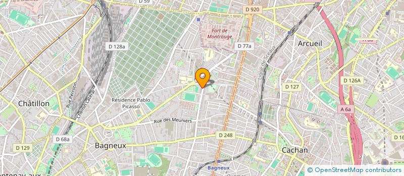 localisation de l'entreprise LOISIRS SOLIDAIRES  BAGNEUX