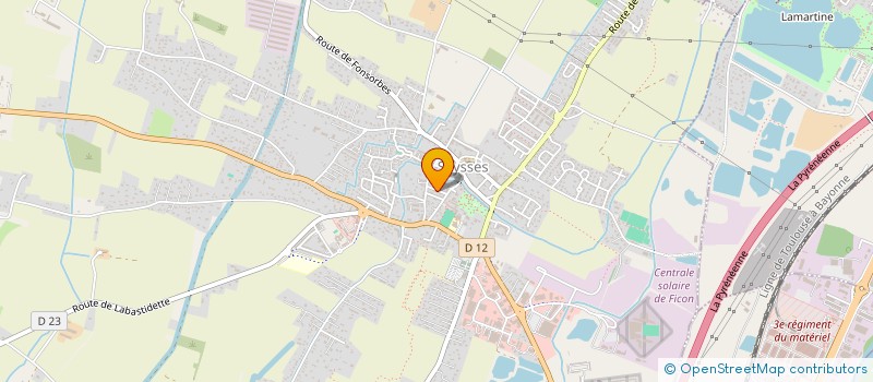 localisation de l'entreprise LOISIRS SOURIRES ET FORME  LAMASQUERE