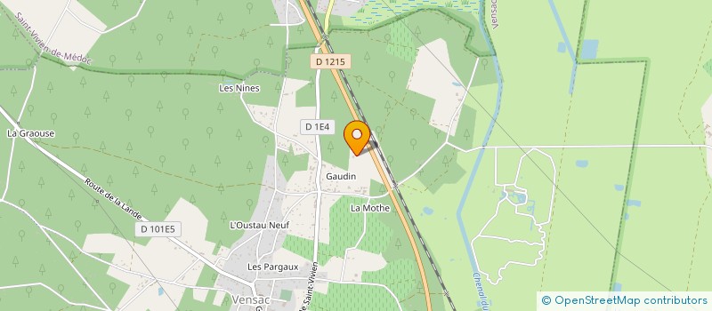 localisation de l'entreprise LOISIRS SPORTIFS DETENTE CAMPING à VENSAC