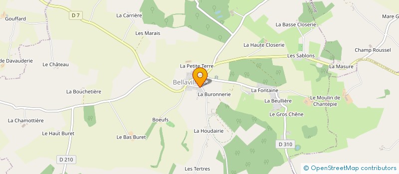 localisation de l'entreprise LOISIRS SPORTS DETENTE DE BELLAVILLIERS à BELLAVILLIERS