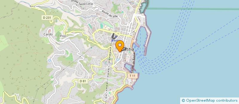 localisation de l'entreprise LOISIRS TERRE CORSE à BASTIA