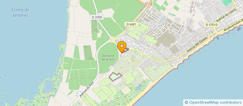 localisation de l'entreprise LOISIRS TOURISME INVESTISSEMENT à VENDRES