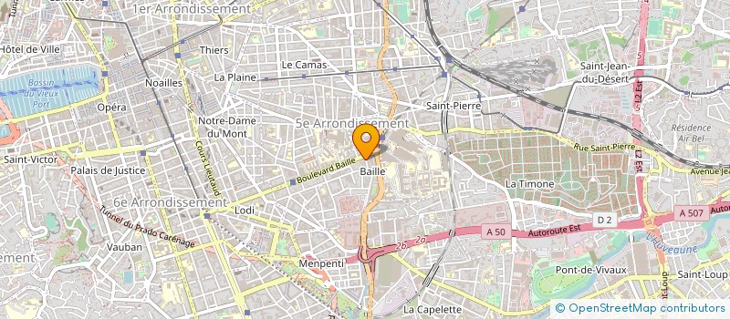localisation de l'entreprise LOISIRS TOURS DIFFUSION à MARSEILLE