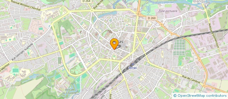 localisation de l'entreprise LOISIRS UNION NATURE DECOUVERTE ANIM' à ARRAS