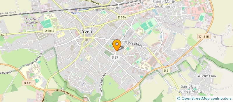 localisation de l'entreprise LOISIRS UNIONS à YVETOT
