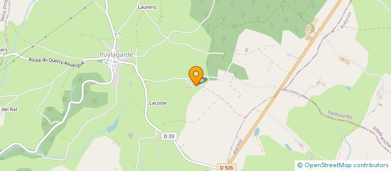 localisation de l'entreprise LOISIRS VACANCES  PUYLAGARDE