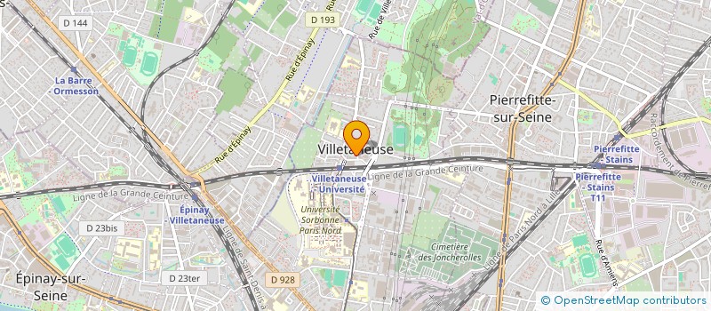 localisation de l'entreprise LOISIRS VACANCES ET FORMATION à VILLETANEUSE