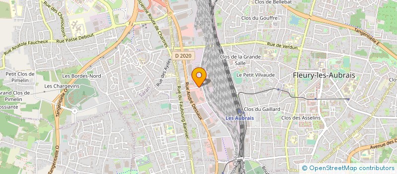 localisation de l'entreprise LOISIRS VACANCES JEUNESSE DU LOIRET à FLEURY LES AUBRAIS