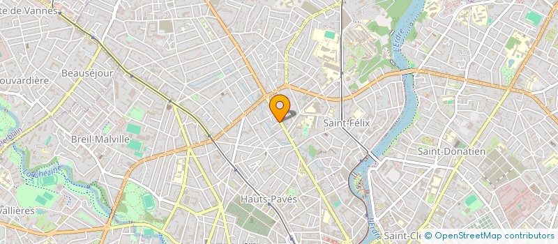 localisation de l'entreprise LOISIRS VACANCES LA MENNAIS  NANTES
