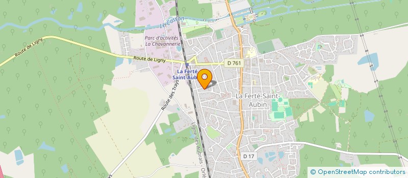 localisation de l'entreprise LOISIRS VACANCES POUR TOUS à LA FERTE-SAINT-AUBIN