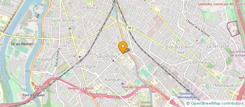 localisation de l'entreprise LOISIRS VACANCES SAUZELONG RANGUEIL à TOULOUSE