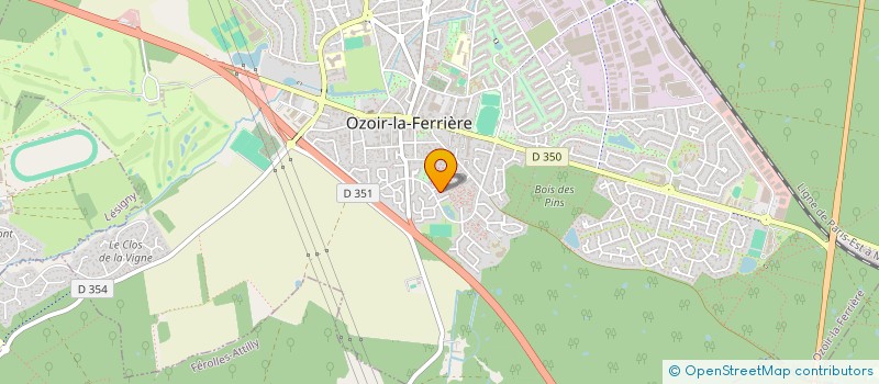 localisation de l'entreprise LOISIRS VOYAGES D'OZ  OZOIR-LA-FERRIERE