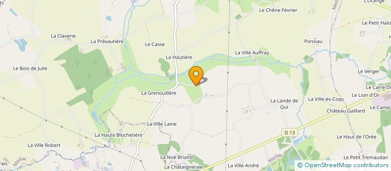 localisation de l'entreprise LOISO  MEILLAC