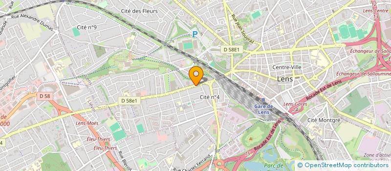 localisation de l'entreprise LOISON AMBULANCES  LENS