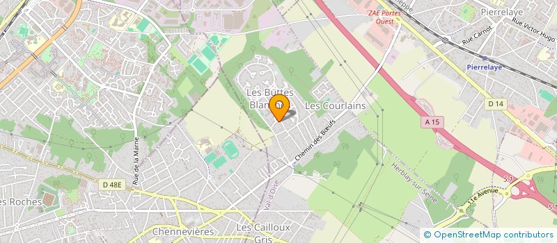 localisation de l'entreprise LOISON PAYSAGE  PIERRELAYE