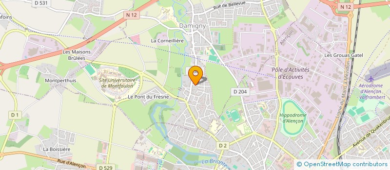 localisation de l'entreprise LOISPORELLE à DAMIGNY