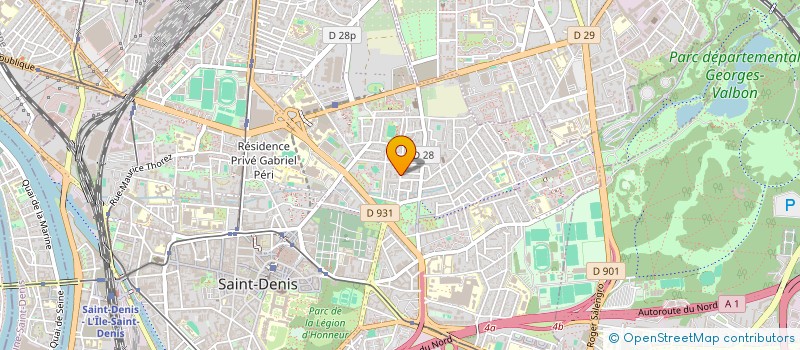 localisation de l'entreprise LOISSETEATR  SAINT-DENIS