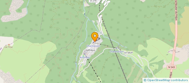 localisation de l'entreprise LOIVINE LMNP  MODANE