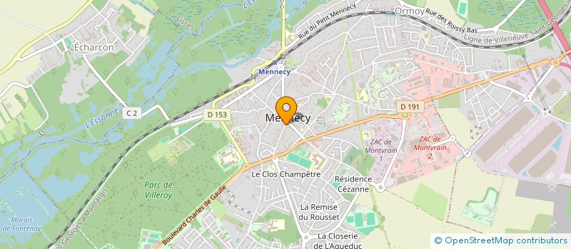 localisation de l'entreprise LOIZILLON INGENIERIE à MENNECY