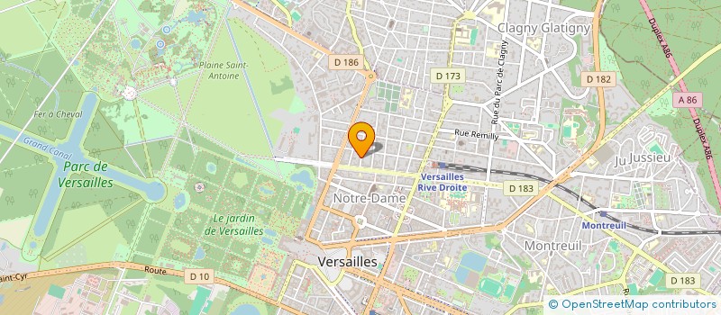 localisation de l'entreprise LOIZILLON IT SERVICE à VERSAILLES
