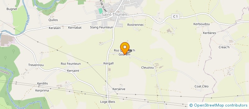 localisation de l'entreprise LOJ  SAINT-THURIEN