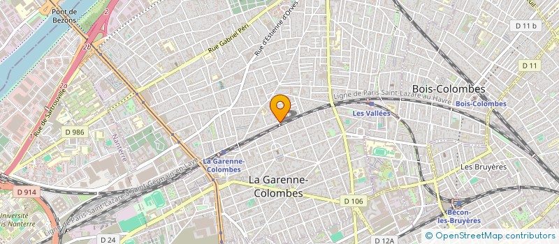 localisation de l'entreprise LOJ INVEST à COLOMBES