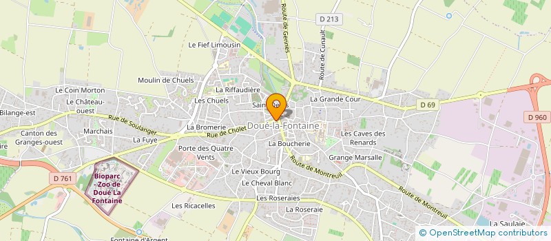 localisation de l'entreprise LOJ VIP  DOUE-EN-ANJOU