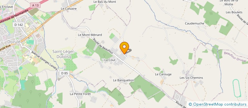 localisation de l'entreprise LOJADELA  SAINT-LEGER-DUBOSQ