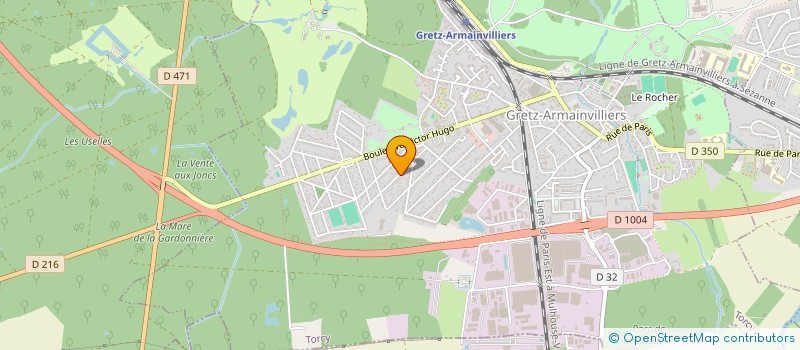 localisation de l'entreprise LOJAREM  GRETZ-ARMAINVILLIERS