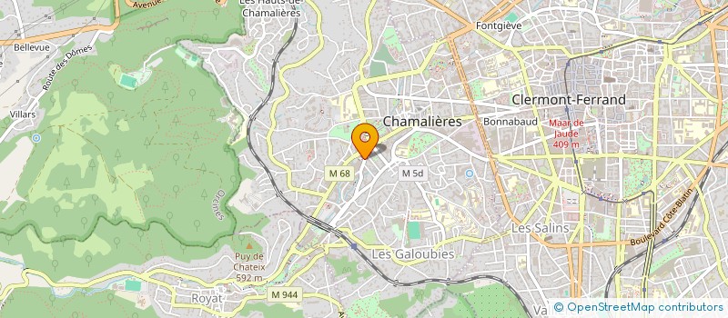 localisation de l'entreprise LOJELEASE  CHAMALIERES