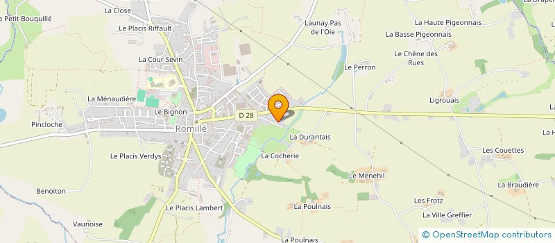 localisation de l'entreprise LOJI  ROMILLE