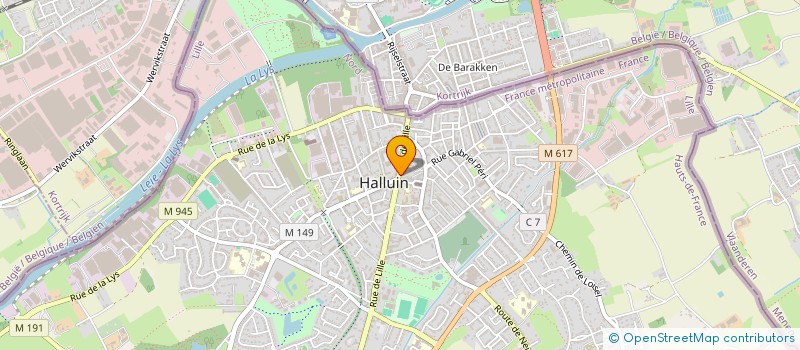 localisation de l'entreprise LOJI IMMOBILIER  HALLUIN