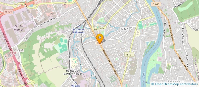 localisation de l'entreprise LOJIM à CORBEIL-ESSONNES