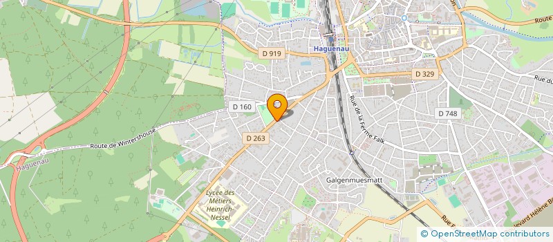 localisation de l'entreprise LOJIMA HOLDING  HAGUENAU