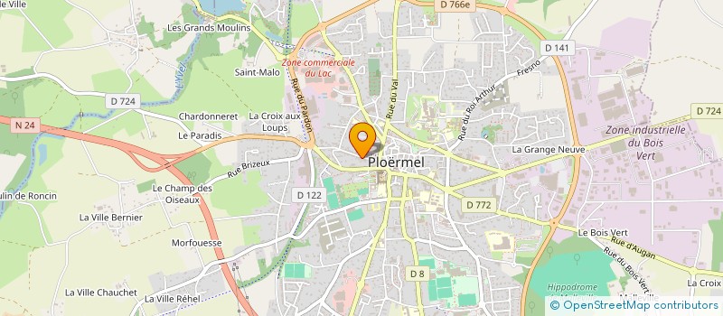 localisation de l'entreprise LOJIMMO  PLOERMEL