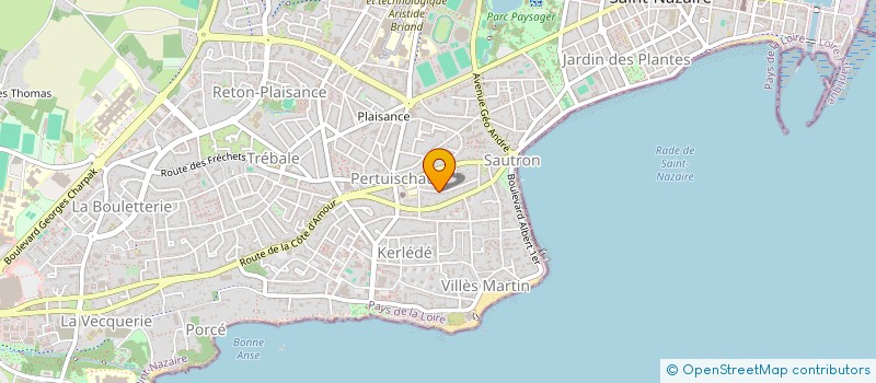 localisation de l'entreprise LOJIMMOC  SAINT-NAZAIRE