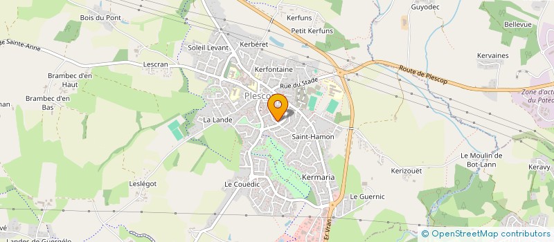 localisation de l'entreprise LOJO IMMO  PLESCOP