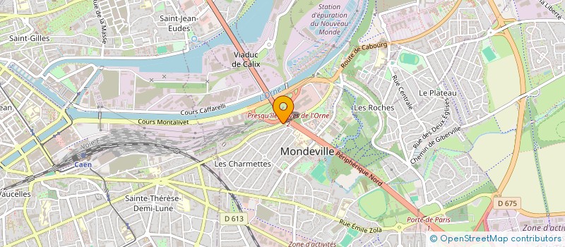 localisation de l'entreprise LOJUMA à MONDEVILLE
