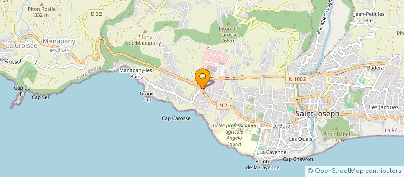 localisation de l'entreprise LOJY à SAINT-JOSEPH